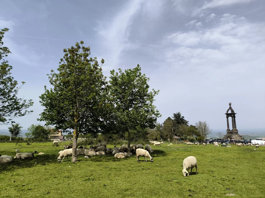 Paysage ouvert et panorama en Auvergne