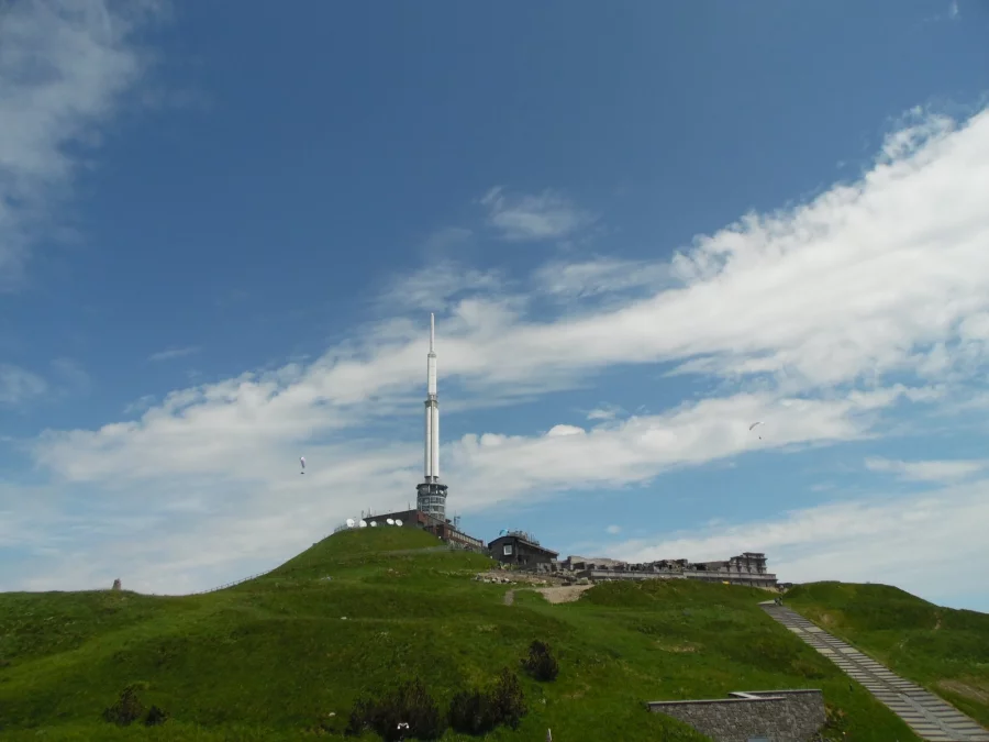 Panorama volcanique en Auvergne