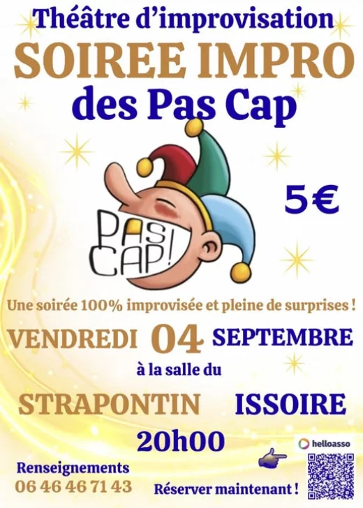 Soirée impro des Pas Cap