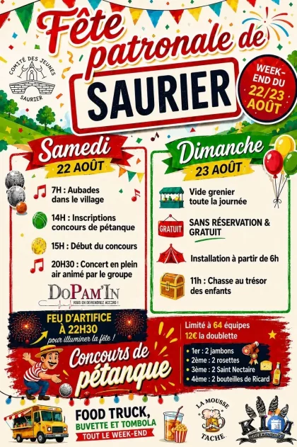 Fête patronale de Saurier