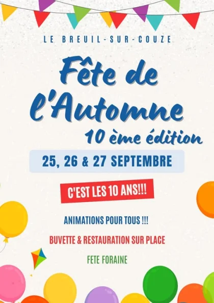 Fête de l’Automne - Le Breuil sur Couze