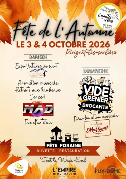 Fête de l’Automne - Pérignat les Sarliève