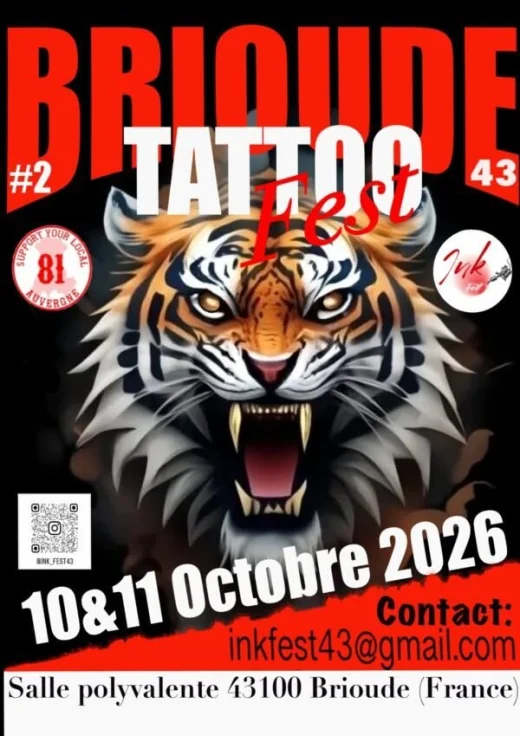 Brioude Tattoo Fest : convention tatouage