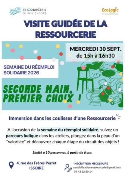 Visite guidée de la Ressourcerie