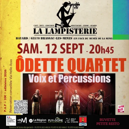 Concert - Ôdette Quartet - La Lampisterie
