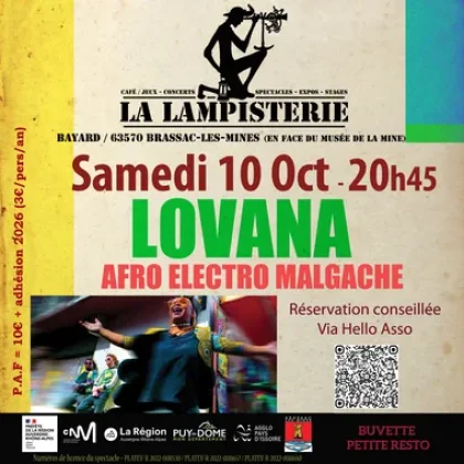 Concert - Lovana - La Lampisterie