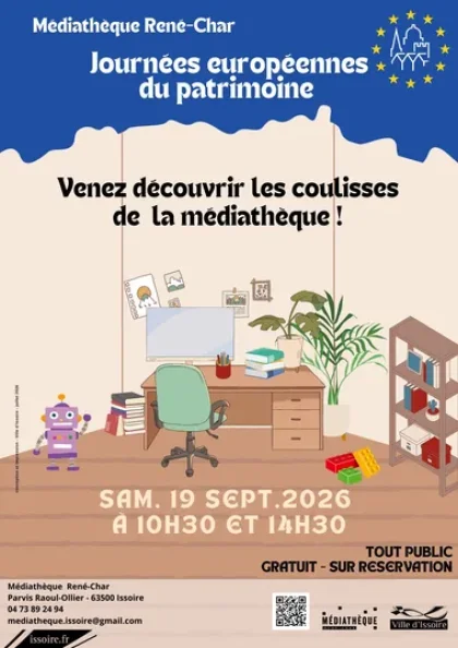 Visite des coulisses de la médiathèque René-Char