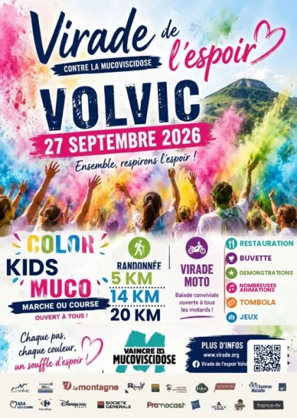 Virade de l’Espoir – randonnées, Color Kids & moto