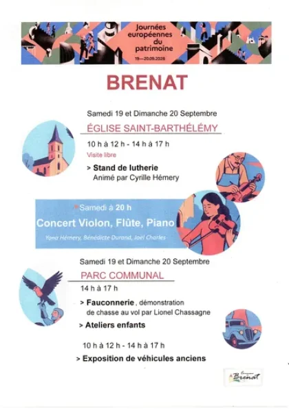 Journées du patrimoine à Brenat