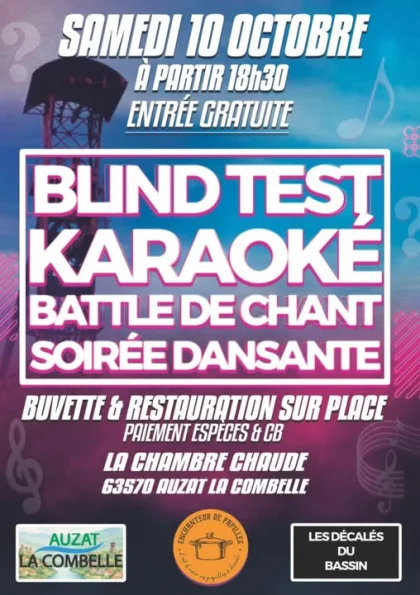 Soirée Blind Test & Karaoké