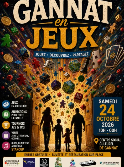Gannat en Jeux : jeux de société et animations