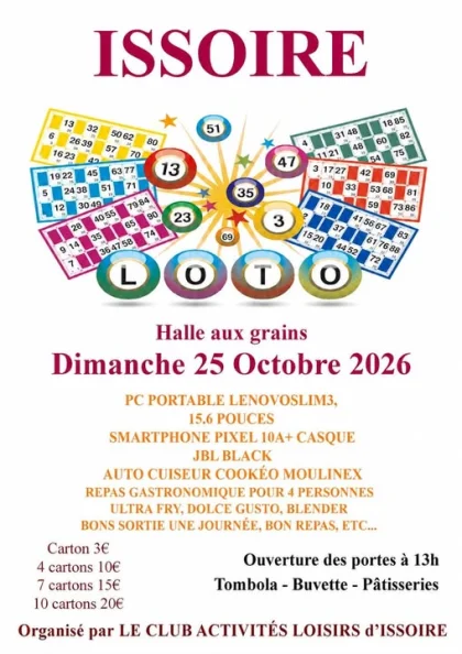 Loto à Issoire