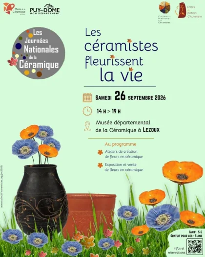 Les céramistes fleurissent la vie – ateliers et exposition