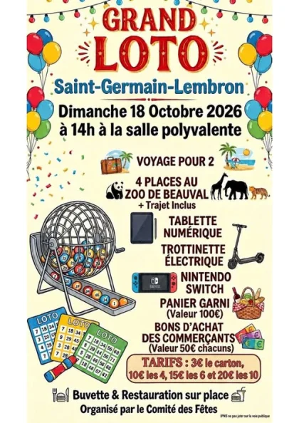 Grand Loto - Saint-Germain-Lembron