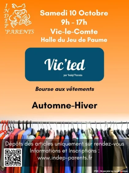 Vic’ted – Bourse aux vêtements automne-hiver