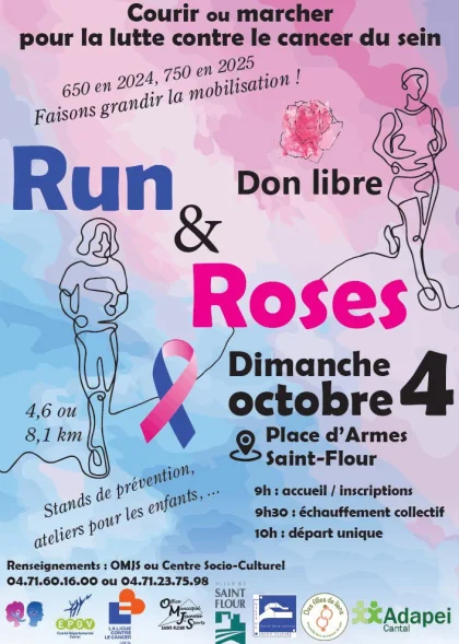 Run & Roses – marche et course solidaires