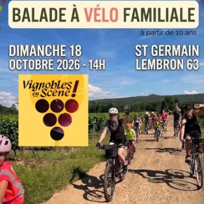 Balade à vélo en famille dans le vignoble de Boudes