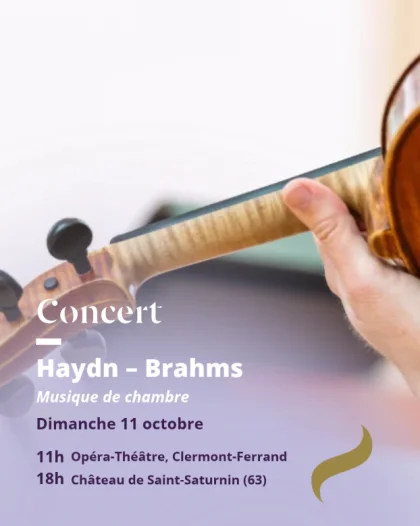 Haydn – Brahms au Château de Saint-Saturnin