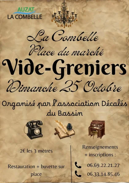 Vide-greniers à La Combelle