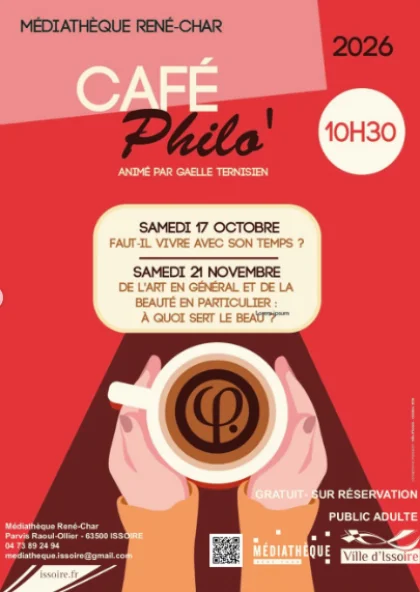 Café philo : Faut-il vivre avec son temps ?