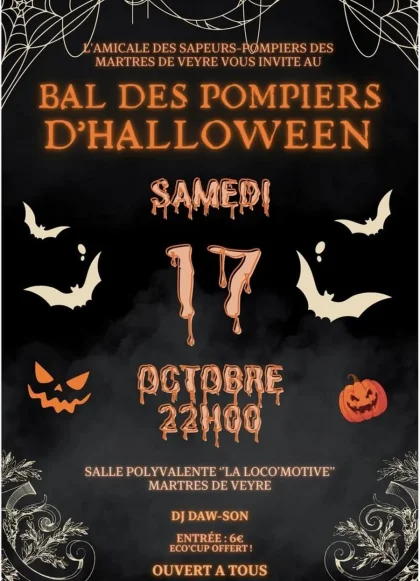 Bal des pompiers d’Halloween