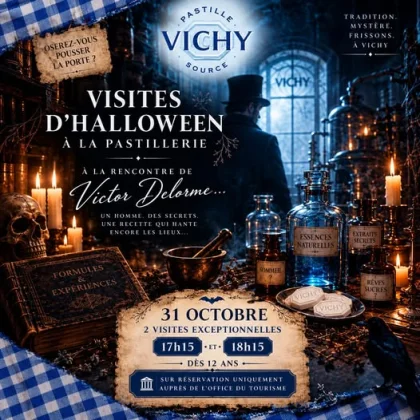 Visites d’Halloween à la Pastillerie de Vichy
