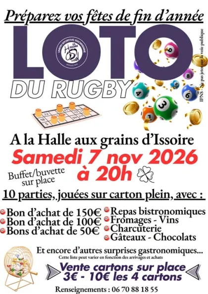 Loto du rugby à Issoire