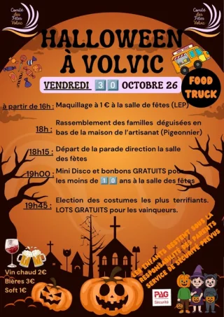 Halloween à Volvic