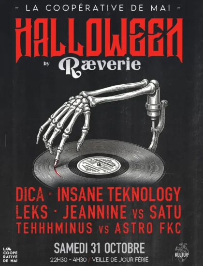 Soirée Halloween électro & techno