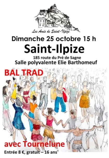 Bal trad avec Tournelune à Saint-Ilpize