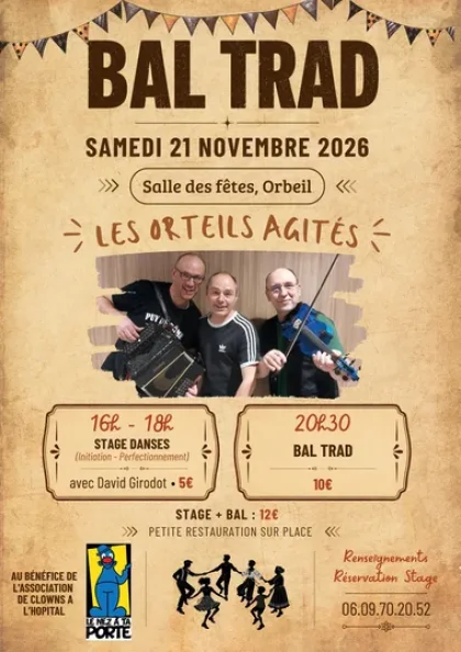 Bal trad avec Les Orteils Agités à Orbeil