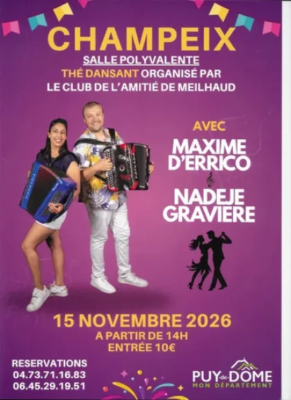 Thé dansant à Champeix