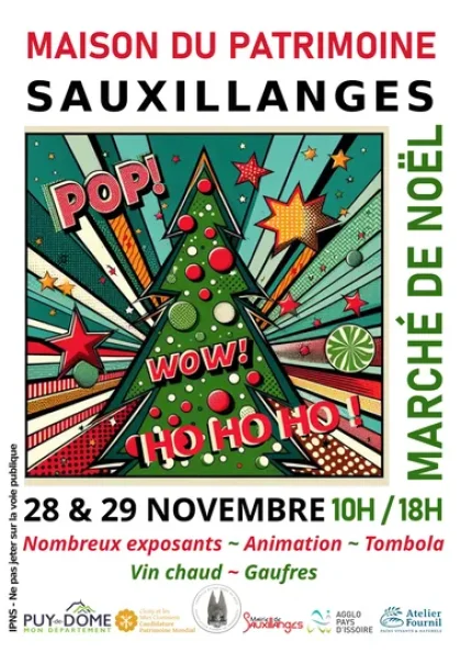 Marché de Noël des créateurs à Sauxillanges