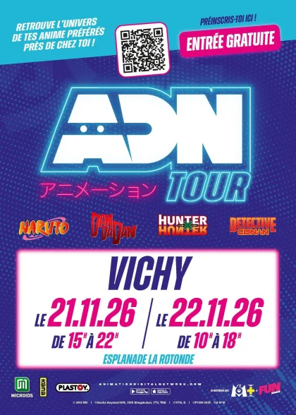 ADN Tour à Vichy : festival manga et anime