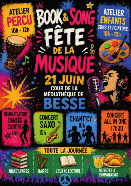 Book & Song - Fête de la Musique