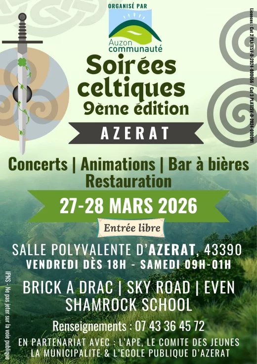Soirées celtiques — 9e édition — Azerat