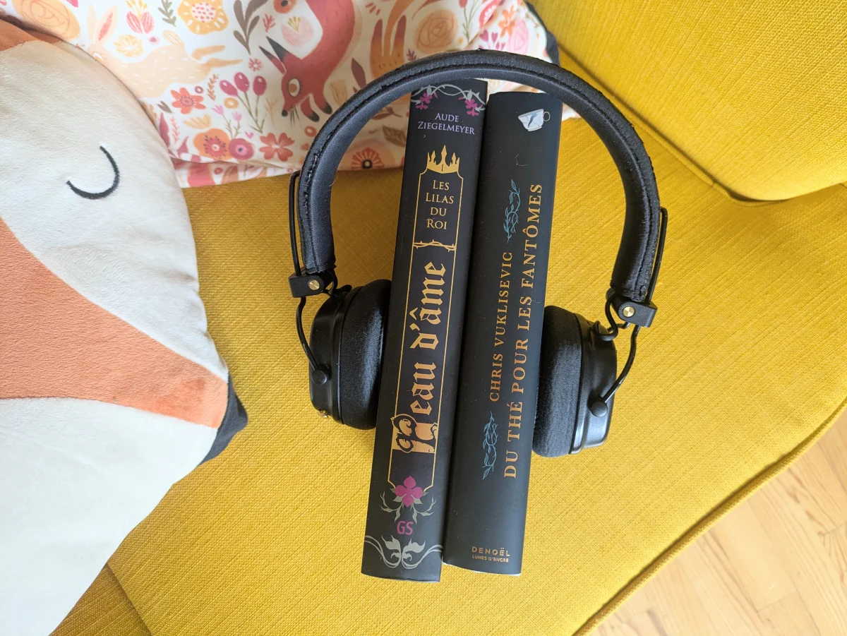 Livres et casque audio