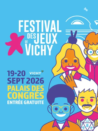 Affiche du Festival des Jeux de Vichy 2026 - Grand Public