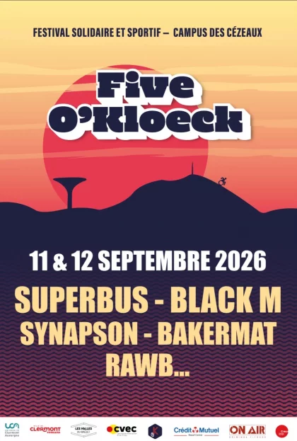 Five O’Kloeck Festival 2026 à Aubière