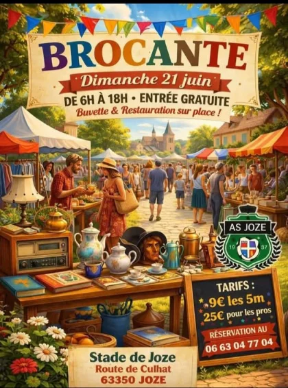 Brocante à Joze