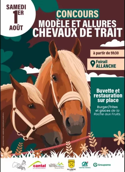 Concours de chevaux de trait