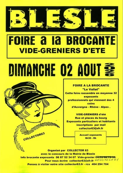 Foire à la brocante - Blesle