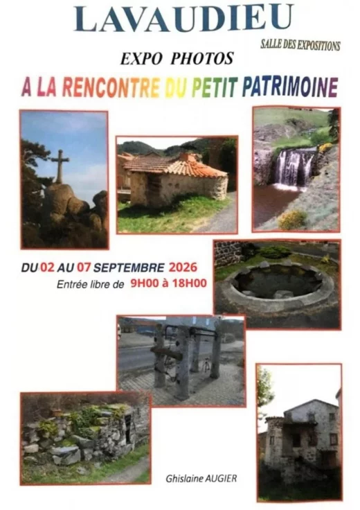 « A la rencontre du petit patrimoine » Ghislaine AUGIER, photographie