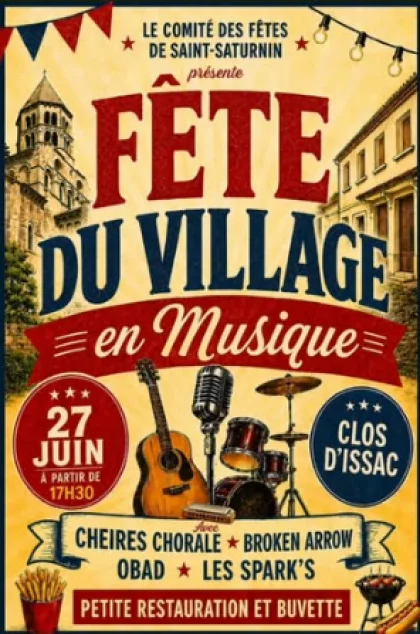 Fête du village en musique