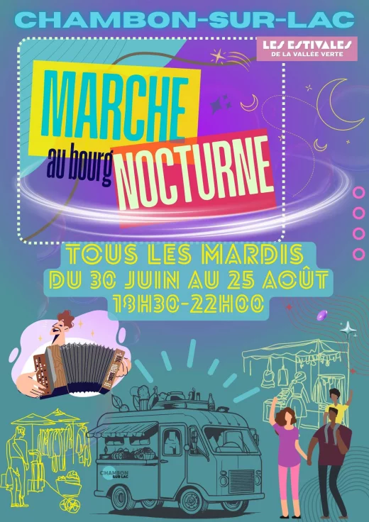 Marché nocturne - Chambon sur Lac