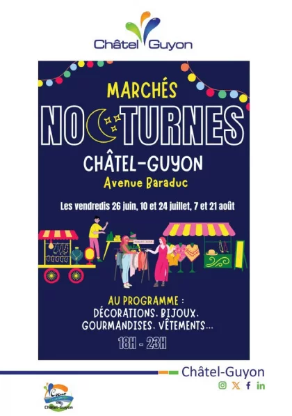 Marchés nocturnes à Chatel-Guyon