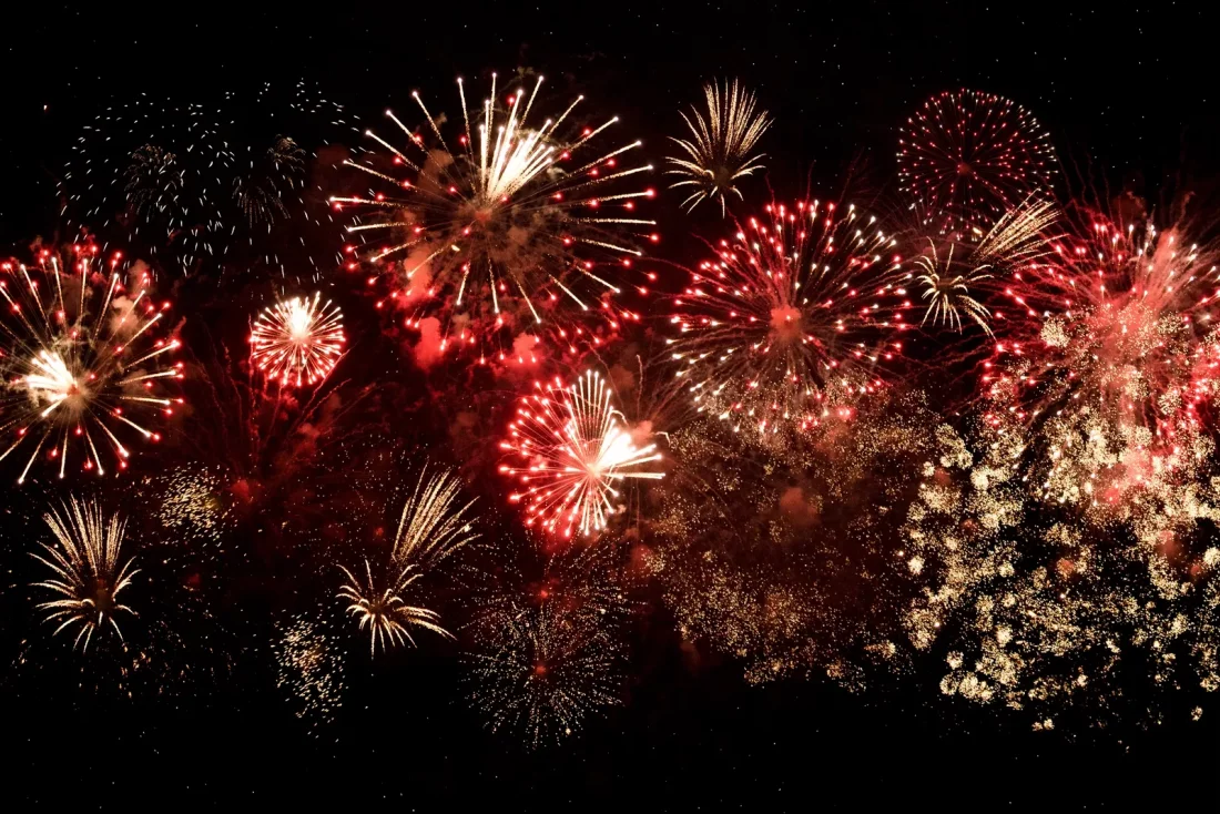 Spectacle pyrotechnique
