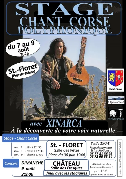 Stage de chant polyphonique corse avec Xinarca