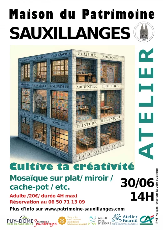 Atelier cultive ta créa en mosaique