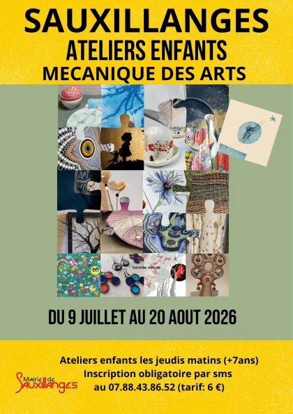 Ateliers enfants Mécanique des Arts